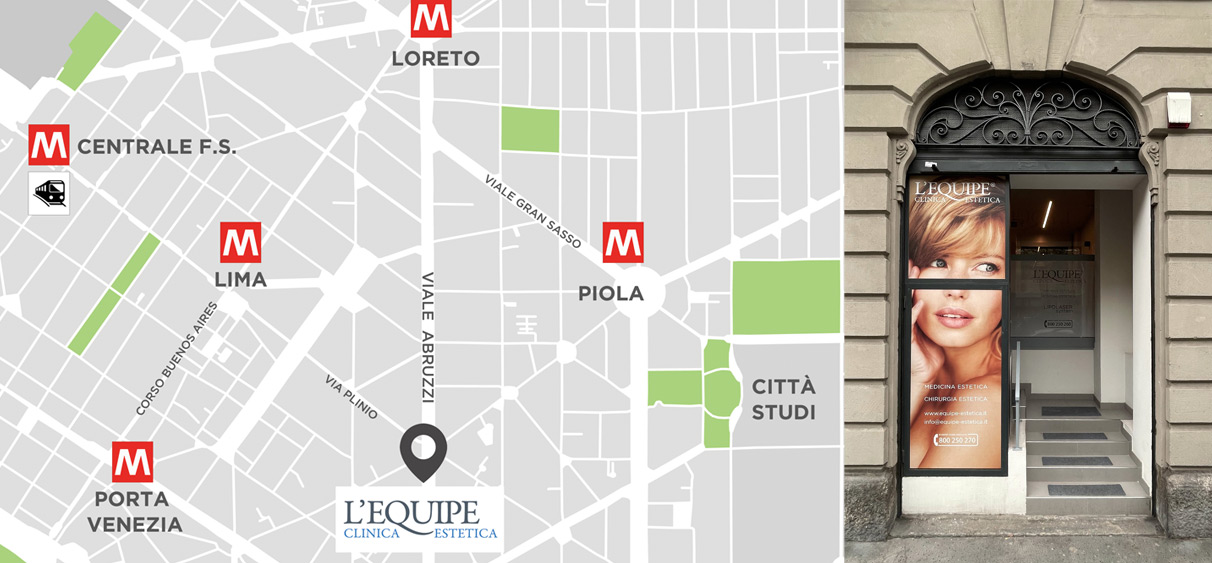 mappa sede Milano Equipe