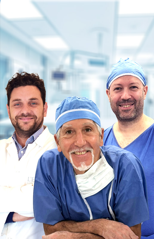 I nostri Chirurghi <br />Leader in Italia nella <br />Liposuzione Laser